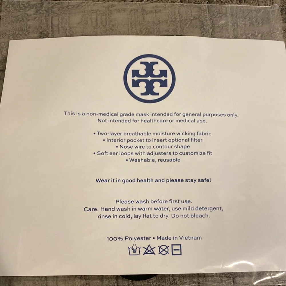 🆕Tory Burch Face mask women